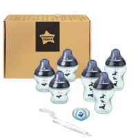 Kit biberoane nou nascut, ONL Unisex Tommee Tippee, 0luni+, Balenute, Albastru