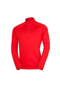 Men's technical ski sweater for active sports BARNEY - Portocaliu