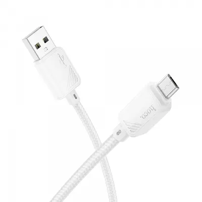 Cablu Date si Incarcare USB-A - microUSB HOCO X113, 18W, 1m, Alb
