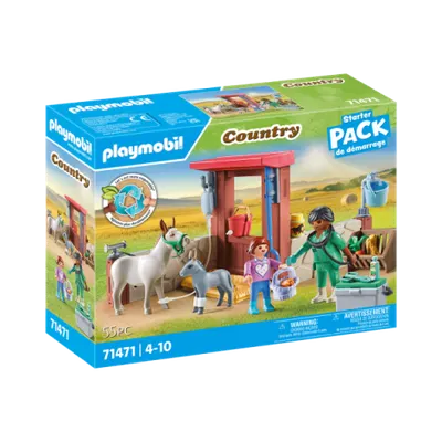 Playmobil-Veterinar in Curtea Fermei