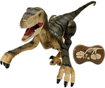 Jucărie interactivă Lexibook - Velociraptor, cu RC, verde