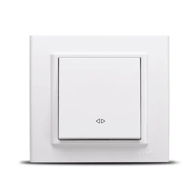 Intrerupator Mina Cap Cruce ST Alb Ovivo Mina, 401-010200-214
