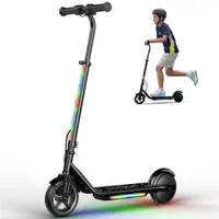 Trotinetă electrică iScooter K2Pro pentru copii, lumini colorate