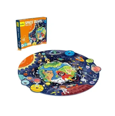 Puzzle rotund Arthink Călătorie în spațiu, 180 Piese