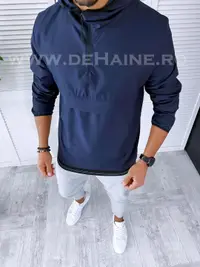 Geaca barbati de toamna bleumarin din fas subtire B2370 O4-1