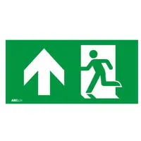 Pictograma pentru a indica directia de evacuare in sus Arelux AW60AU