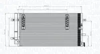 Condensator climatizare (cu uscator) potrivit AUDI A4 ALLROAD B8, A4 B8, A5, A6 ALLROAD C7, A6 C7, A7, Q5 1.8-4.2 06.07-09.18