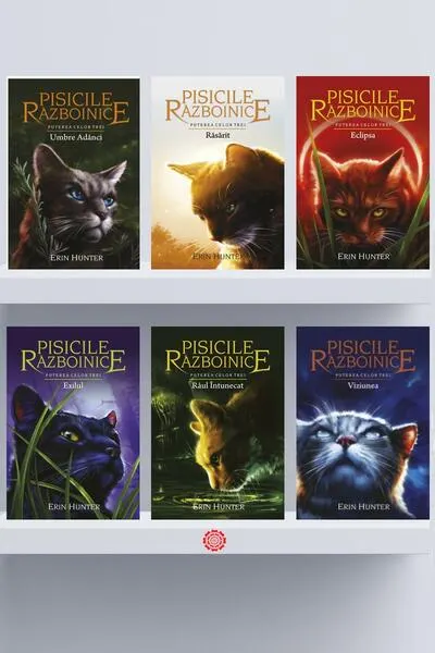 Pachet Pisicile războinice: Puterea celor trei - Erin Hunter
