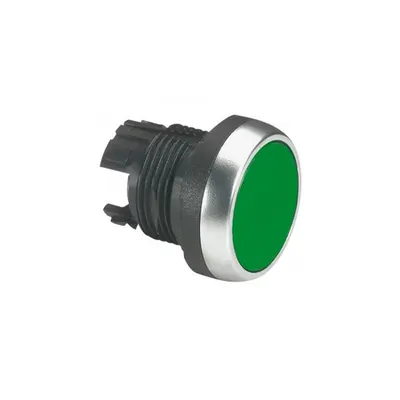 Osmoz non illuminated spring return head - flush - verde