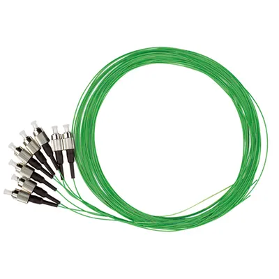 Pigtail FC, 50/125µm OM2, 2m, Easy Strip, verde, 4buc