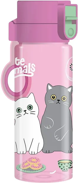 Sticlă de apă Ars Una Cute Animals - Tea Party, 475 ml