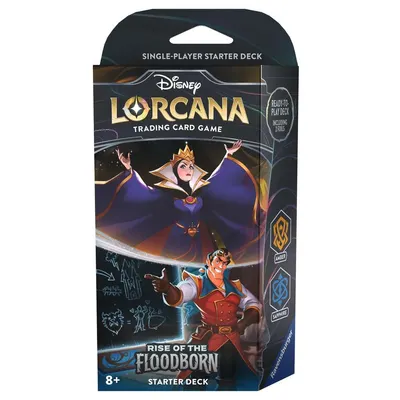 Lorcana TCG - Rise of the Floodborn Starter Deck - Evil Queen & Gaston
