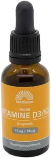 Mattisson Healthstyle Vegan Vitamina D3 & K2, 25 ml