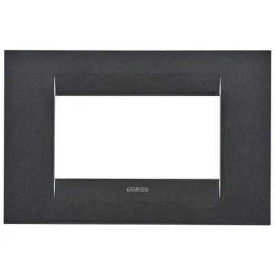 Rama 4 module Gewiss Chorus Geo GW16404VA, ardezie