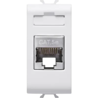 Rj45 Priza - 4 Pairs - Category 5e Ftp Toolless - 1 Module - White - Chorus