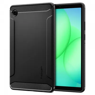 Husa pentru Samsung Galaxy Tab A11, Spigen, Rugged Armor, Neagra Mata ACS10462