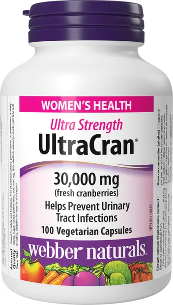 Ultra Strength UltraCran, 100 capsule, Webber Naturals