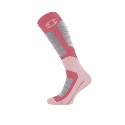 Șosete schi și snowboard SINNER Ladies Ski Socks Merino, Roz, Femei
