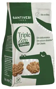 Triple Zero Biscuiți pentru copii Junglă, 120 g, Santiveri