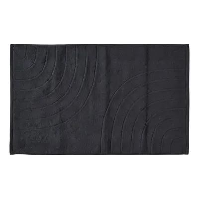 Covoraș de baie negru 50x80 cm Time – Zone