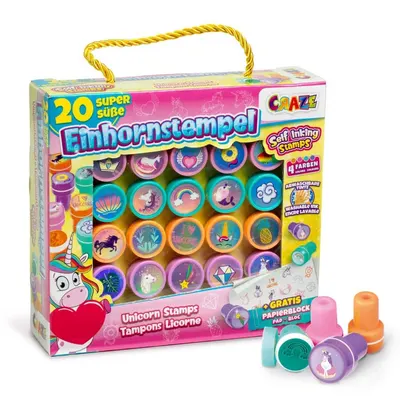 Set 20 stampile Craze cu Unicorni