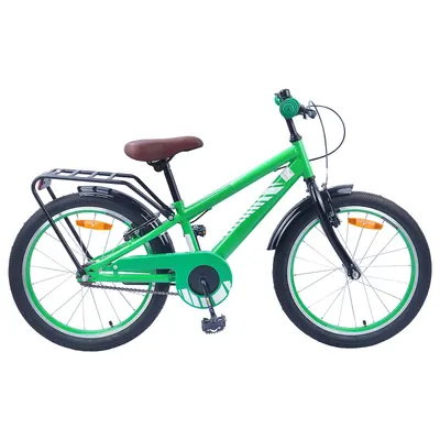 vidaXL Bicicletă pentru Copii 18 Inci pentru 5-7 ani Verde