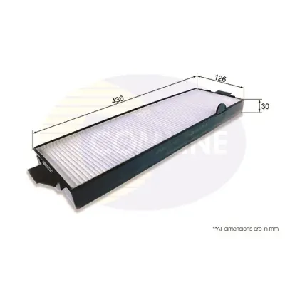 Filtru, aer habitaclu COMLINE EKF345