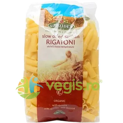 Paste Rigatoni cu Quinoa din Grau Dur Sicilian Ecologice/Bio 500g