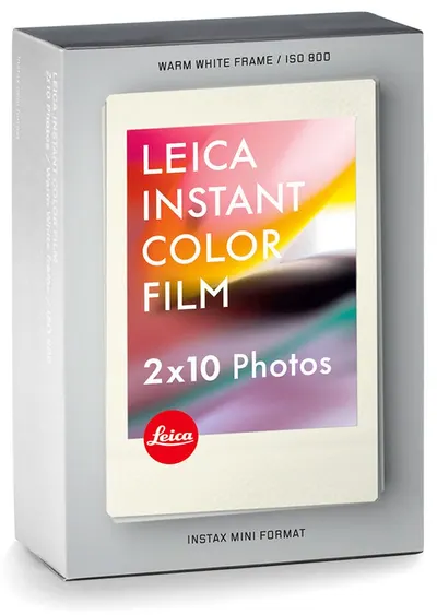 Film Leica - SOFORT Warm White Frame Instant Color mini Duo, 20 buc