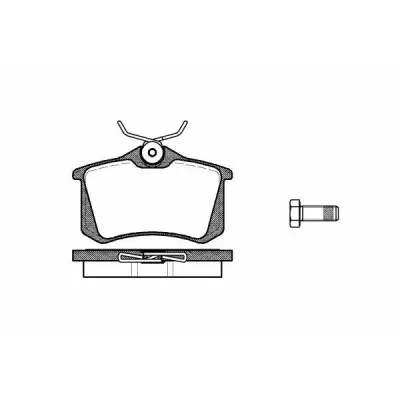 Set placute frana, frana disc REMSA 0263.10