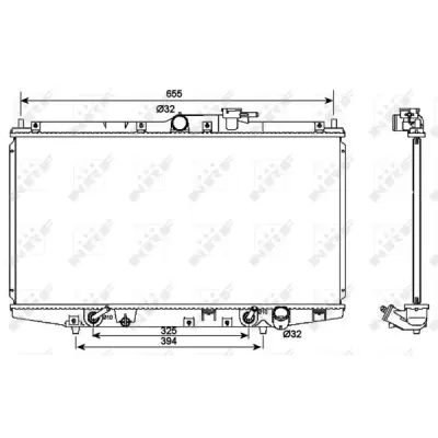 Radiator, racire motor NRF 53087