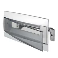 Front Covers and din Frames For Decorative Enclosures - Milk White - 12+1 Modul