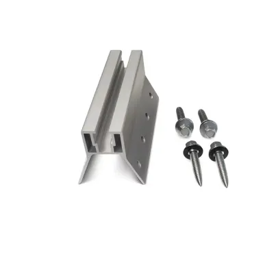 Clema minisina panouri sandwich R23+EPDM+4 suruburi autoforante