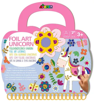 Broșură cu folie colorată pentru aplicație Avenir - Unicorni