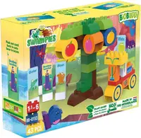 Constructor BioBuddi Swampies - Monstru, 43 de piese