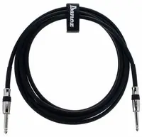 Cablu pentru chitară Ibanez - NS10, 6.3 mm, 3 m, negru/argintiu
