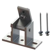 Picior frontal reglabil pentru panouri fotovoltaice pe structura metalica