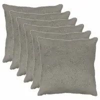 vidaXL Husă pentru pernă 6 buc. HEERLEN Gri deschis 70 x 70 cm