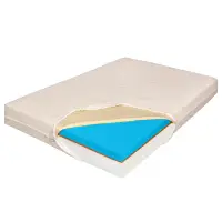 Saltea de Pat Ortopedica, Bio Cocos, Bio Bambus, 15+2+6 cm, 130x200