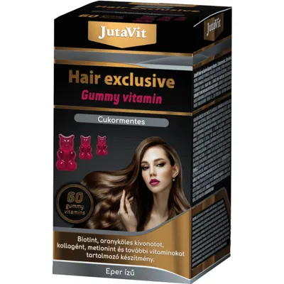 Hair Exclusive Gummy Vitamine fara Zahar 60 vitamine gumate
