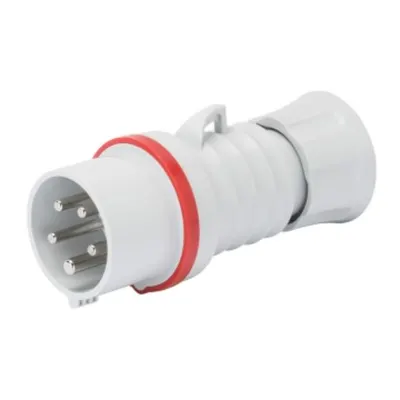Stecher fisa industriala HP - IP44/IP54 - 2P+E 16A 380-415V 50/60HZ - RED - 9H - FAST WIRING
