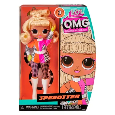 Papusa LOL Surprise OMG, Hos Doll, Seria 3, Speedster, 588580EUC