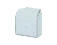 Patut portabil pentru bebelusi si rucsac 2in1 KikkaBoo Memory Blue Dots multifunctional,baza din spuma densa cu husa din bumbac,prevazut cu fermoar si bretele reglabile,potrivit pentru calatorii