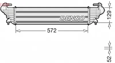 Compresor intercooler potrivit FIAT 500L, TIPO 0.9-1.6D 09.12