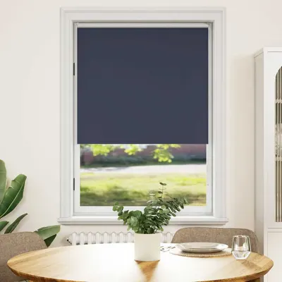 vidaXL Jaluzea opacă 84,4x175 cm, lățime material 80 cm, marin