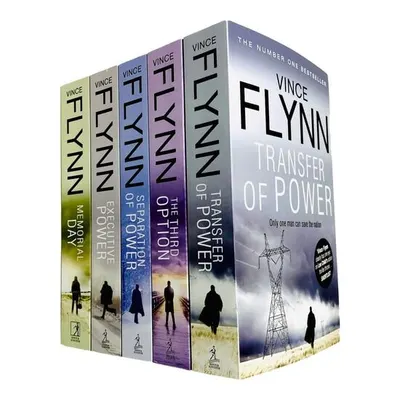 A Mitch Rapp Novel Series 5 Books Collection Set By Vince Flynn (Transfer Of Power, The Third Option, Separation of Power, Executive Power, Memorial Day)