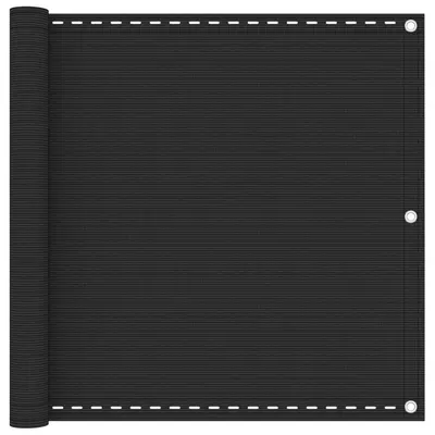 vidaXL Prelată pentru balcon din HDPE, 90 x 600 cm, antracit