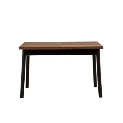 Masa extensibila OLIVER OPEN, negru, 120-153x75x77 cm