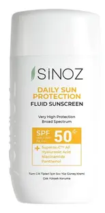 Sinoz Fluid solar pentru față Daily, SPF50+, 50 ml