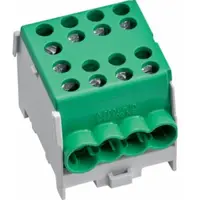 Repartitor 100A, 2x35mmp / 6x25mmp, verde Hager KH35E8